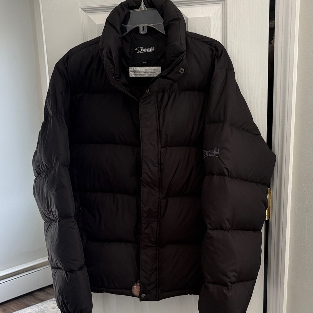 Superdry Black Men's Heavyweight Puffer Coat